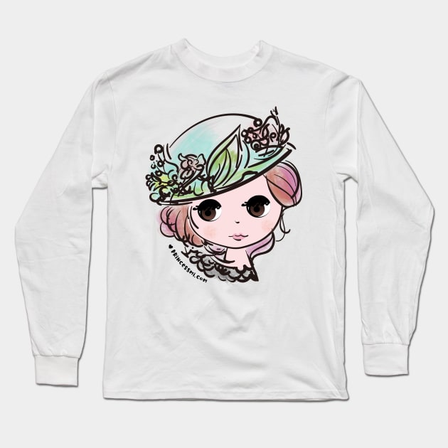 doll art, cute and kawaii illustration Long Sleeve T-Shirt by princessmi-com